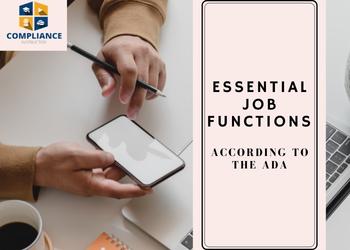 Essential Job Functions According to the ADA