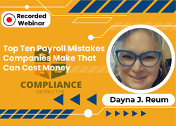 Top Ten Payroll Mistakes Companies Make That Can Cost Money