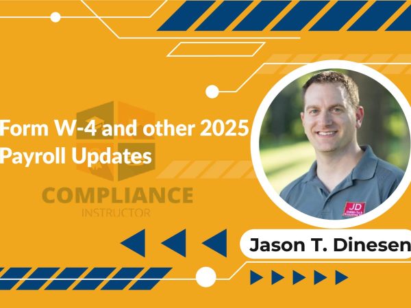 Form w-4 and other 2025 payroll updates