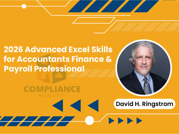 2026 Advanced Excel Skills for Accountants Finance & Payroll Professional